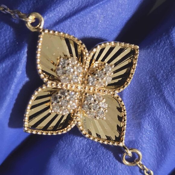 18k gold pretty bracelet - Picture 5 of 16